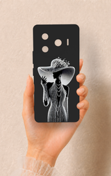 Tecno Camon 30 Pro 5G Uyumlu Lady Desenli Silikon Kılıf