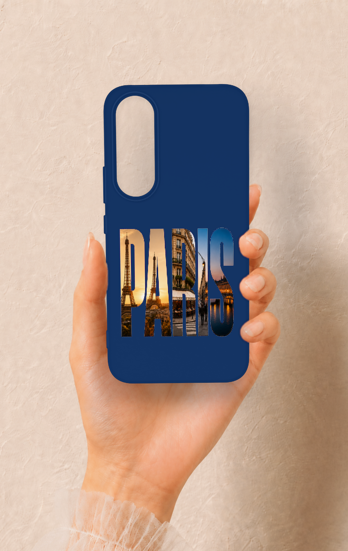 Vivo V70 FE 5G Uyumlu Paris Desenli Silikon Kılıf