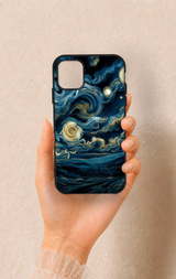 iPhone 11 Uyumlu Yıldızlı Gece Desenli Silikon Kılıf