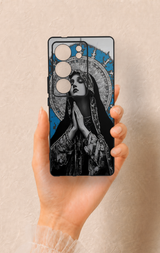 Vivo V29 Uyumlu Rahibe Desenli Silikon Kılıf