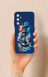 Samsung A05s Uyumlu Anchor Desenli Silikon Kılıf