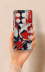 İnfinix Gt 20 Pro Uyumlu Star Flag Desenli Silikon Kılıf