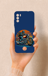 Reeder S19 Max Pro S Uyumlu Moto Rider Desenli Silikon Kılıf