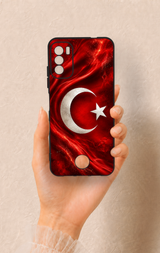 Reeder S19 Max Pro S Uyumlu Türk Bayrağı Desenli Silikon Kılıf