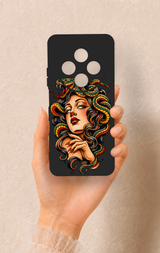 Redmi 14C Uyumlu Medusa Desenli Silikon Kılıf