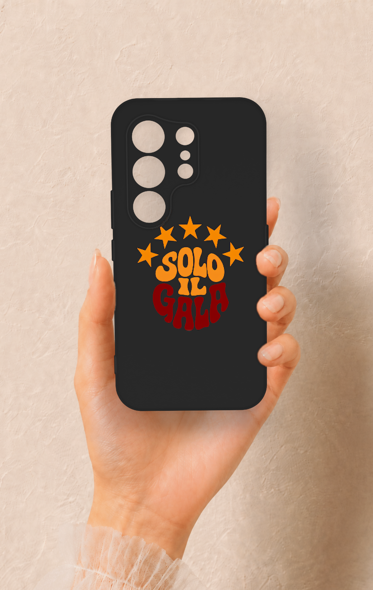 Tecno Camon 50 4G Uyumlu Solo IL Gala Desenli Silikon Kılıf
