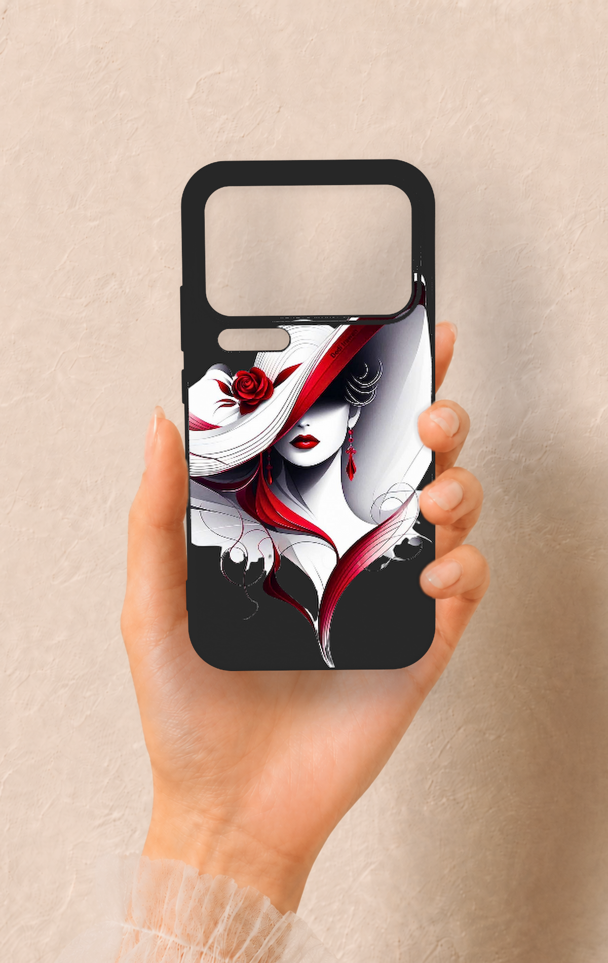 Mi 17 Pro Max Uyumlu Matmazel Desenli Silikon Kılıf