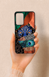 Oppo A16 Uyumlu Amazon Kaplan Desenli Silikon Kılıf
