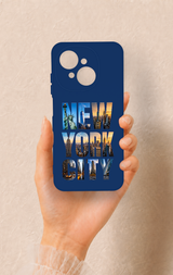 Tecno Spark Go1 Uyumlu New York City Desenli Silikon Kılıf