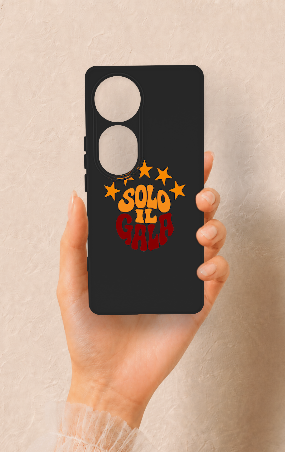 Vivo V40 Uyumlu Solo IL Gala Desenli Silikon Kılıf