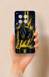 Tecno Camon 30 Uyumlu Kadiköy Boğası Desenli Silikon Kılıf