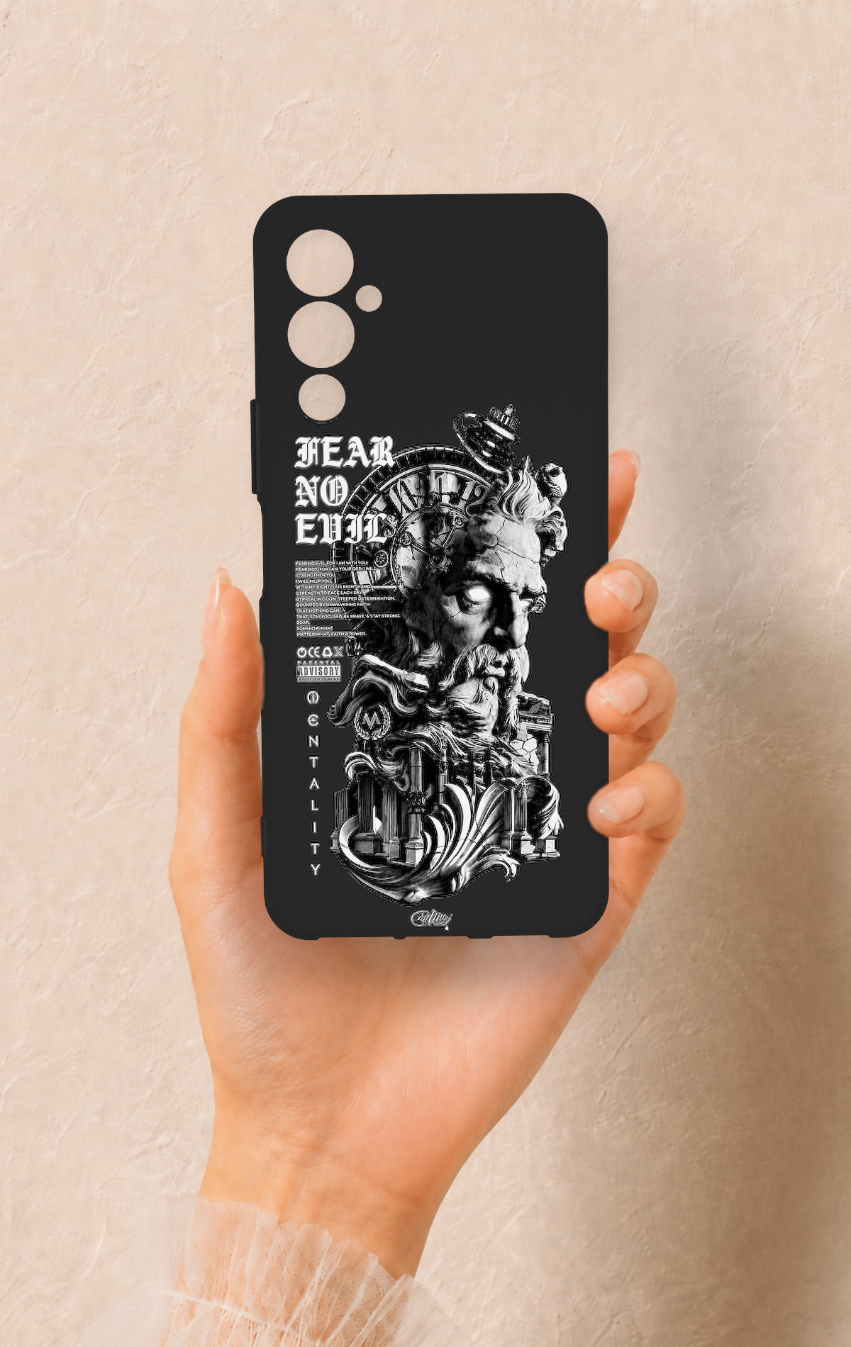 Tecno Pova Neo 4 Uyumlu Fear No Evil Desenli Silikon Kılıf