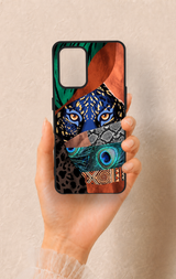 Oppo-A74 Uyumlu Amazon Kaplan Desenli Silikon Kılıf