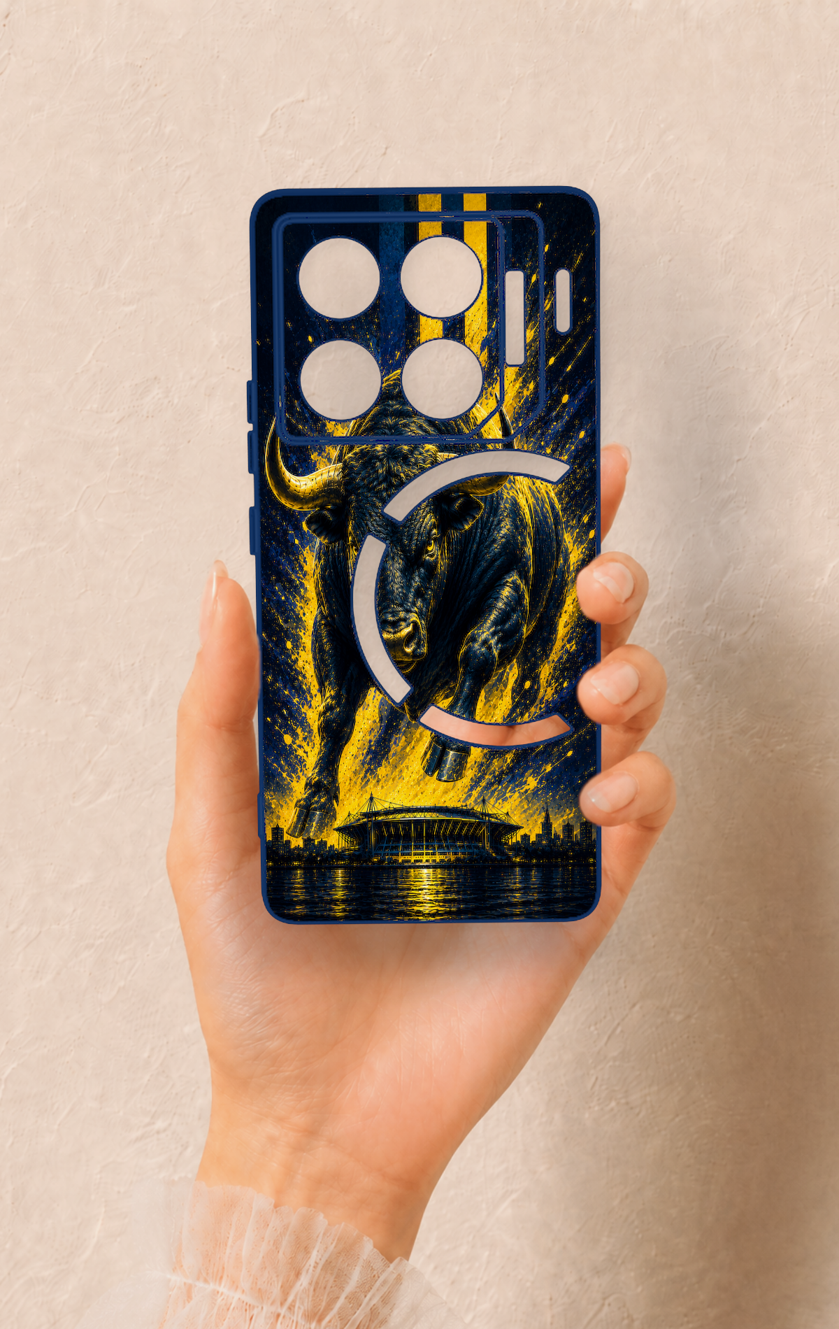 İnfinix Gt 20 Pro Uyumlu Kadiköy Boğası Desenli Silikon Kılıf