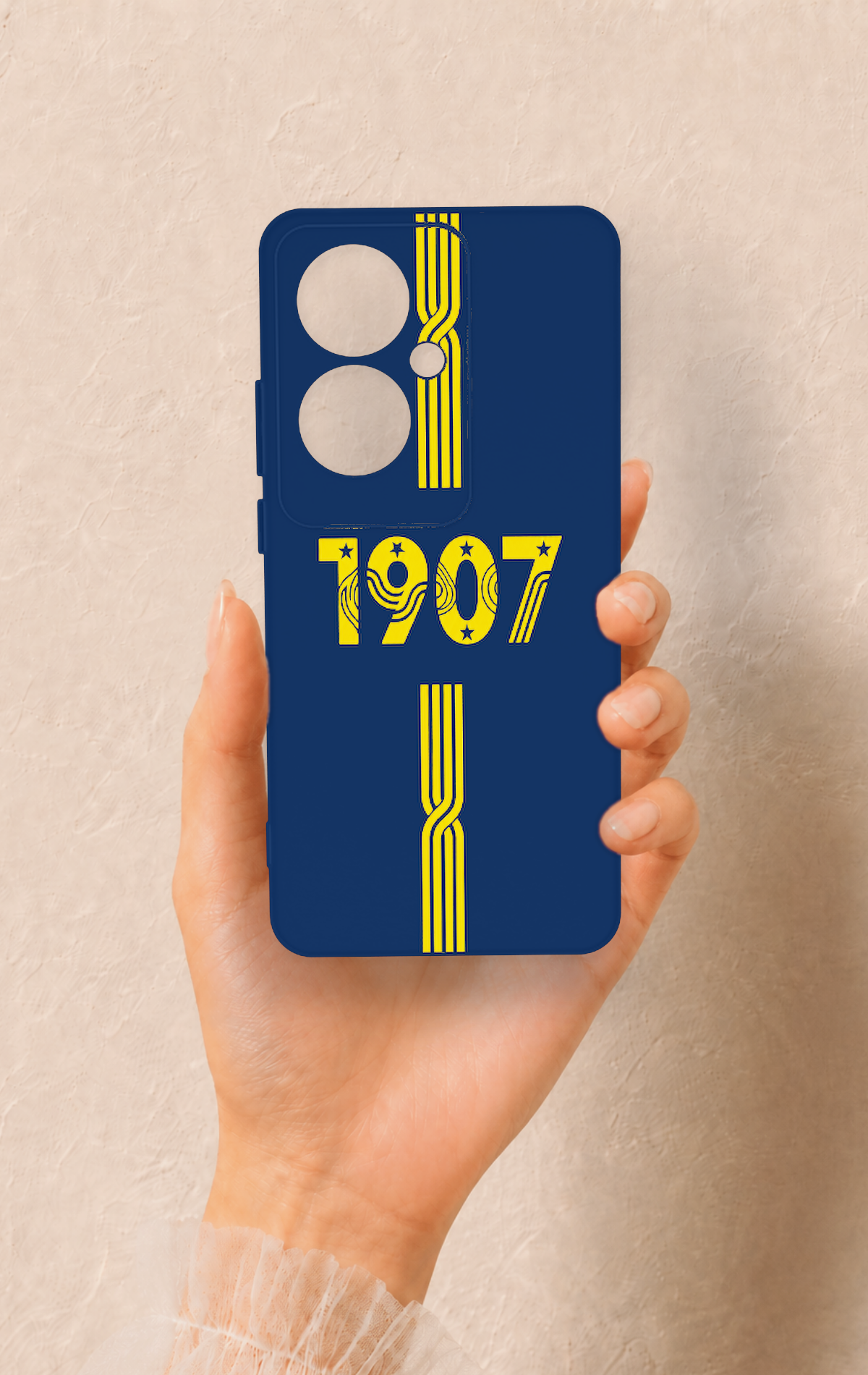 Oppo Reno 11F Uyumlu 1907 Kemer Desenli Silikon Kılıf