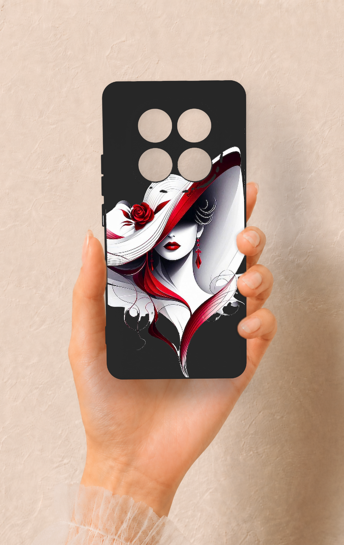 Redmi Note 14 Pro 5G Uyumlu Matmazel Desenli Silikon Kılıf
