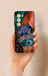 Oppo A5 5G Uyumlu Amazon Kaplan Desenli Silikon Kılıf