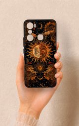 İnfinix Hot 20i Uyumlu Mistik Güneş Desenli Silikon Kılıf