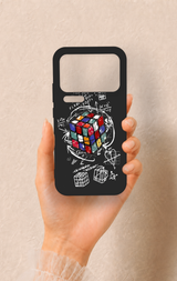 Mi 17 Pro Max Uyumlu Rubik Küb Desenli Silikon Kılıf
