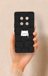 Honor Magic 7 Lite 5G Uyumlu Many Cats Desenli Silikon Kılıf