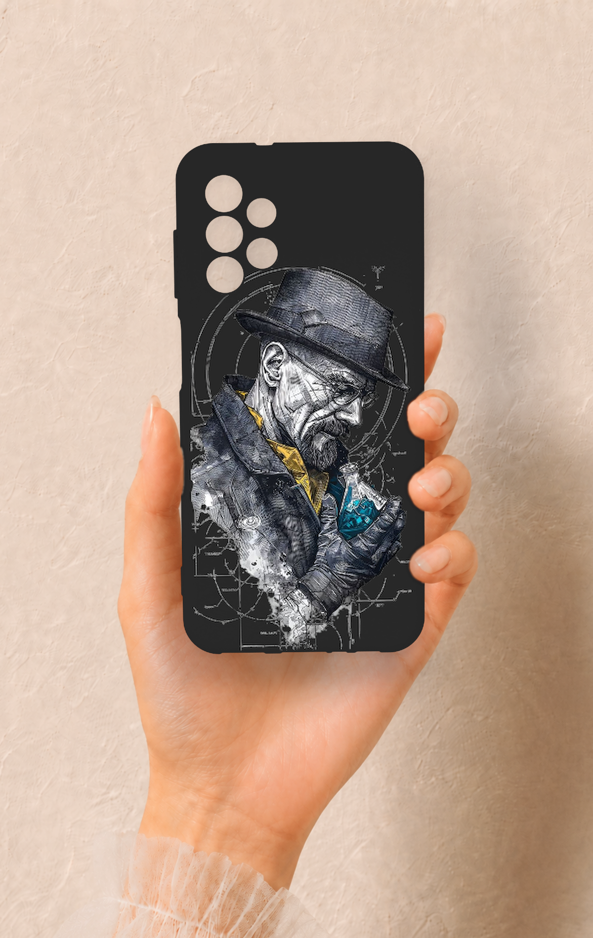 Samsung A13 Uyumlu Walter White Desenli Silikon Kılıf