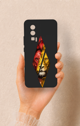 Poco F5 Pro Uyumlu Kesik Aslan Desenli Silikon Kılıf