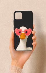 Realme C11 2021 Uyumlu Aşık Ördek Desenli Silikon Kılıf