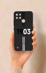 Realme C21Y Uyumlu 1903 Kemer Desenli Silikon Kılıf