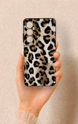 Realme C65 Uyumlu Leopar Derisi Desenli Silikon Kılıf