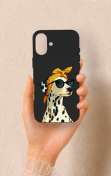 iPhone 16 Plus Uyumlu Cool Dalmaçyalı Desenli Silikon Kılıf