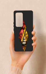 Vivo V30 Uyumlu Kesik Aslan Desenli Silikon Kılıf