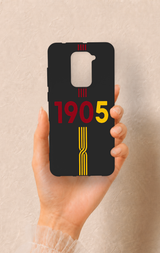 Redmi Note 9 Uyumlu 1905 Kemer Desenli Silikon Kılıf