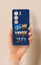 Vivo V29 Uyumlu New York City Desenli Silikon Kılıf
