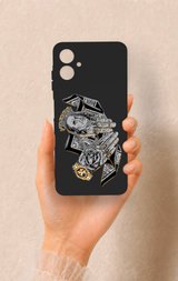 Samsung A06 Uyumlu Self Made Desenli Silikon Kılıf