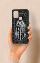 Samsung A21S Uyumlu Şövalye Desenli Silikon Kılıf