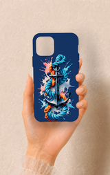 iPhone 11 Pro Uyumlu Anchor Desenli Silikon Kılıf