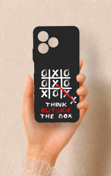 Realme C53 Uyumlu Out Side The Box Desenli Silikon Kılıf