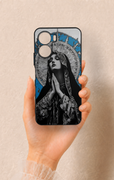 Vivo Y16 Uyumlu Rahibe Desenli Silikon Kılıf