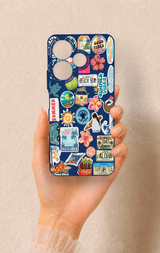 Redmi 13 4G Uyumlu Summer Vibes Desenli Silikon Kılıf