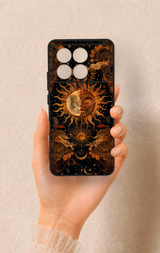 Poco X6 Pro Uyumlu Mistik Güneş Desenli Silikon Kılıf