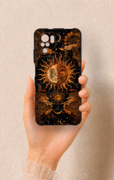 Redmi Note 10-10S Uyumlu Mistik Güneş Desenli Silikon Kılıf