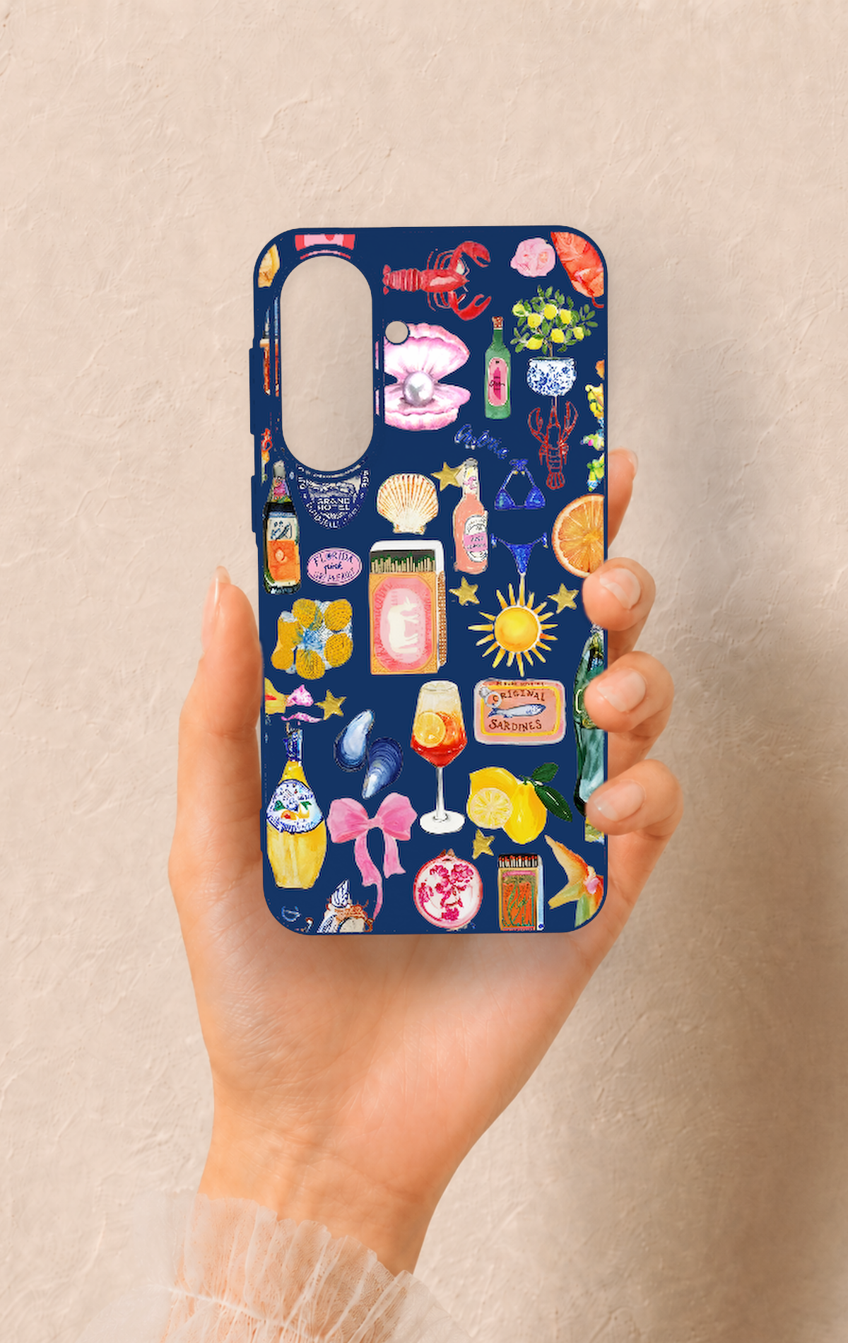 Samsung A37 Uyumlu Summer Desenli Silikon Kılıf