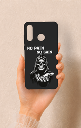 Huawei P30 Lite Uyumlu No Pain No Gain Desenli Silikon Kılıf