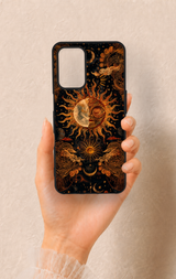 Oppo A54 Uyumlu Mistik Güneş Desenli Silikon Kılıf