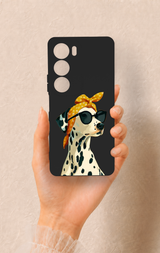 Vivo Y19s Uyumlu Cool Dalmaçyalı Desenli Silikon Kılıf