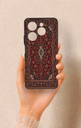 İnfinix Hot 40 Pro Uyumlu Acem Halı Desenli Silikon Kılıf