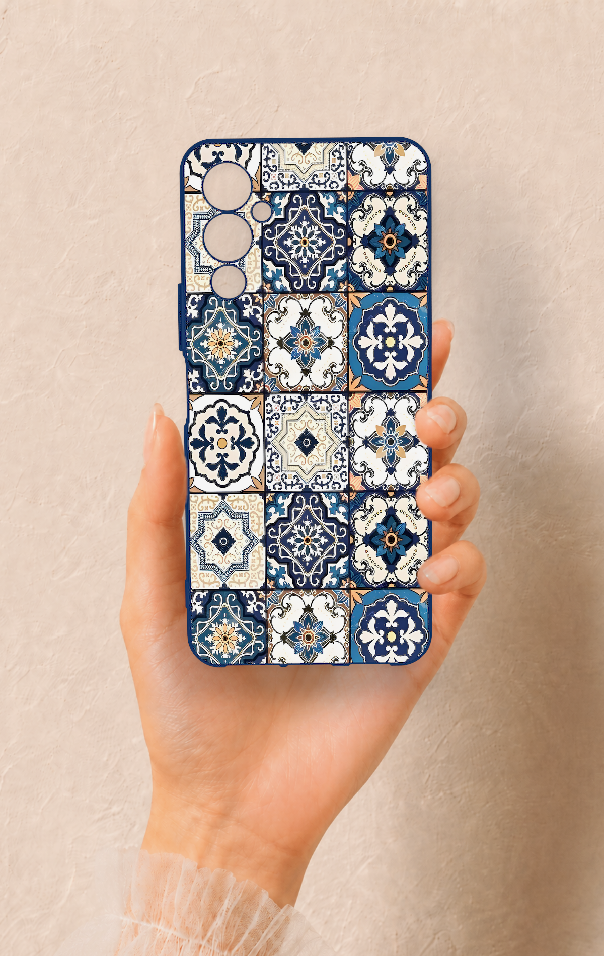 Tecno Pova Neo 4 Uyumlu Mozaik Çini Desenli Silikon Kılıf