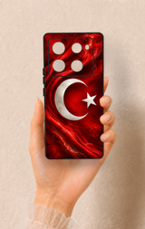 İnfinix Note 40 Pro Uyumlu Türk Bayrağı Desenli Silikon Kılıf
