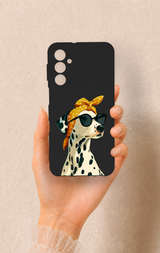 Samsung M34 Uyumlu Cool Dalmaçyalı Desenli Silikon Kılıf