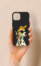 iPhone 14 Uyumlu Cool Dalmaçyalı Desenli Silikon Kılıf